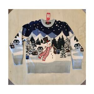 Urban Heritage Women's SZ Small Christmas Holiday Snowman Ugly Sweater NWT